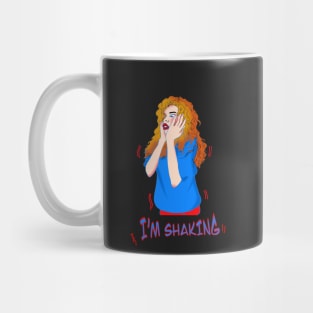 RED HEADED LADY I AM SHAKING Mug